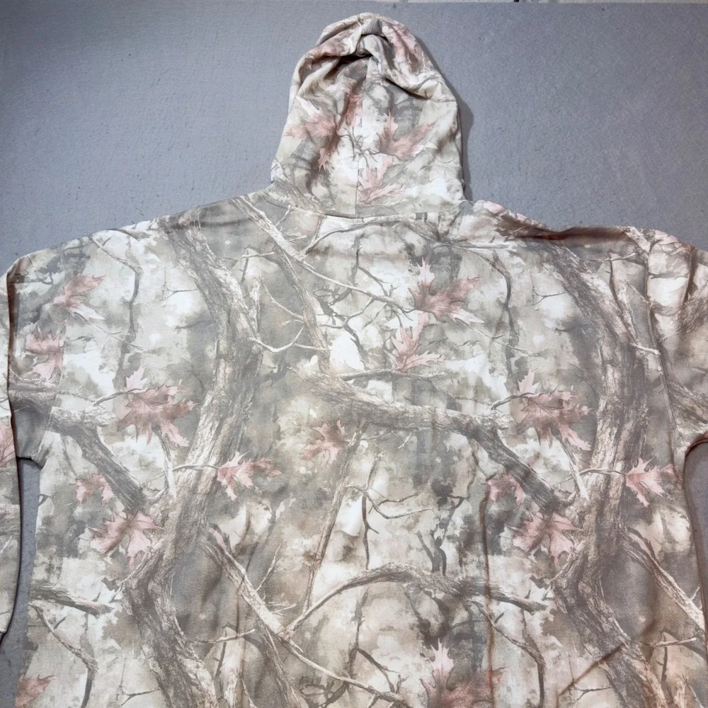 Pabst Blue Ribbon Hoodie Mens XL Camo Good PBR Rose Logo Graphic Sweatshirt - Picture 6 of 10